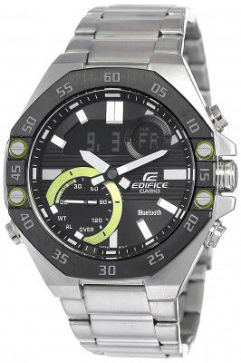 Casio Edifice Bluetooth Connect Analog-Digital Black Dial Mens Watch-ECB-10DB-1ADF (ED493)
