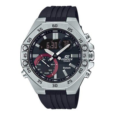 Casio Edifice Bluetooth Connect Analog-Digital Black Dial Mens Watch-ECB-10P-1ADF (ED495)