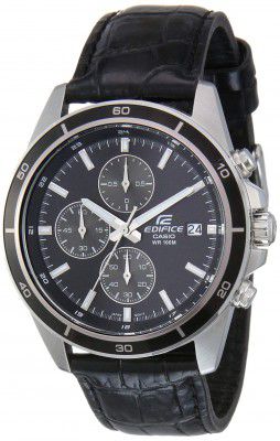 Casio Edifice Chronograph Black Dial Mens Watch - EFR-526L-1AVUDF (EX096)