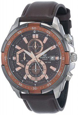Casio Edifice Chronograph Brown Dial Mens Watch-EFR-539L-5AVUDF (EX194)