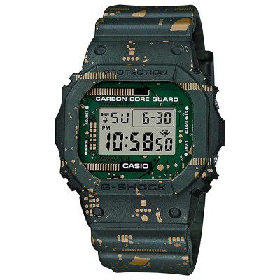Casio Edifice Digital Green Watch-DWE-5600CC-3DR