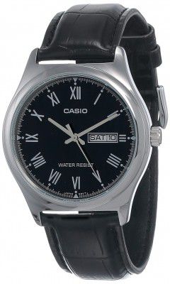 Casio Enticer Analog Black Dial Mens Watch-MTP-V006L-1BUDF (A1016)