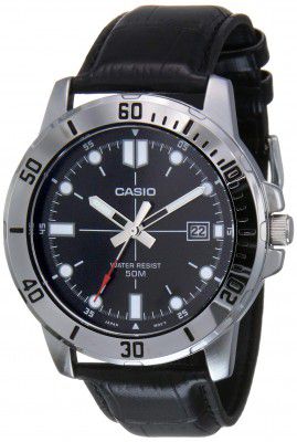 Casio Enticer Analog Black Dial Mens Watch-MTP-VD01L-1EVUDF (A1371)