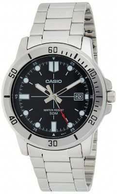 Casio Enticer Analog Black Dial Mens Watch-MTP-VD01D-1EVUDF (A1362)