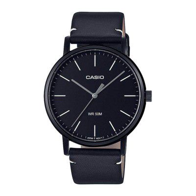 Casio Enticer Men Analog Black Dial Watch-MTP-E171BL-1EVDF