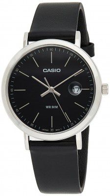 Casio Enticer Men Analog Black Dial Watch-MTP-E175L-1EVDF