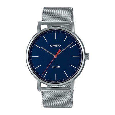 Casio Enticer Men Analog Blue Dial Watch-MTP-E171M-2EVDF