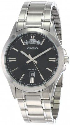 Casio Enticer Men Analog Silver Dial Watch-MTP-1381D-1AVDF (A840)