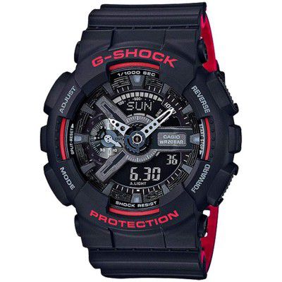 Casio G-Shock Analog-Digital Black Dial Mens Watch-GA-110HR-1ADR (G700)