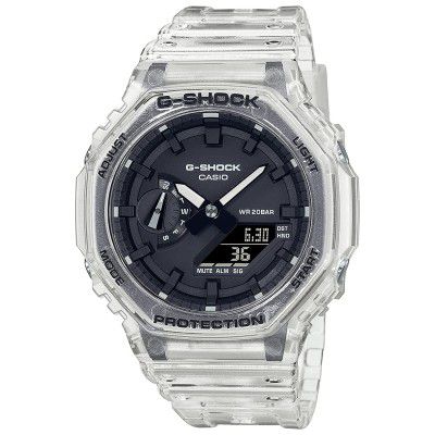 Casio G-Shock Analog-Digital Black Dial Mens Watch-GA-2100SKE-7ADR
