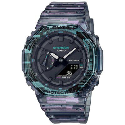 Casio G-Shock Analog-Digital Black Dial Mens Watch-GA-2100NN-1ADR