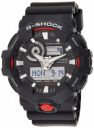 Casio G-Shock Analog-Digital Black Dial Mens Watch-GA-700-1ADR (G714)...
