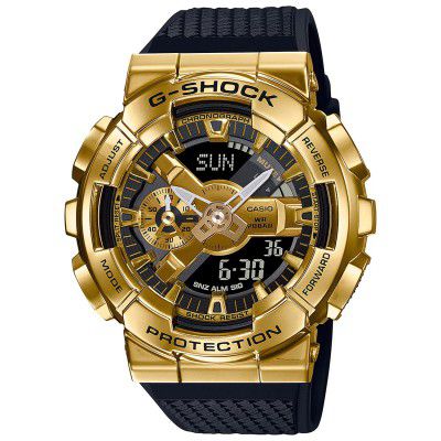 Casio G-Shock Analog-Digital Gold Dial Mens Watch-GM-110G-1A9DR