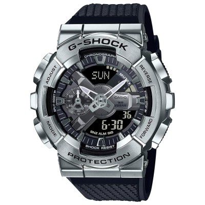 Casio G-Shock Analog-Digital White Dial Mens Watch-GM-110-1ADR