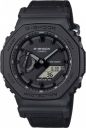 CASIO G-SHOCK Black Dial Black Cordura Nylon Band Analog-Digital Watch - For Men G1524 (GA-2100BCE-1ADR)...
