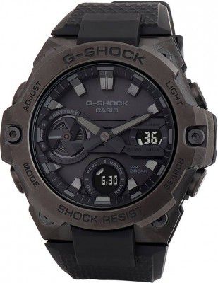 CASIO G-Shock Black Dial Resin Strap Analog-Digital Watch - For Men G1417 (GST-B400BB-1ADR)