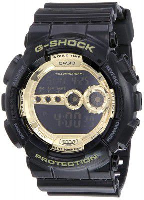 Casio G-Shock Digital Gold Dial Mens Watch - GD-100GB-1DR (G340)