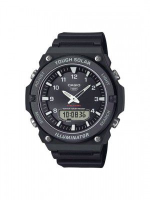CASIO Men Dial & Straps Analogue and Digital Chronograph Solar Powered Watch AD286