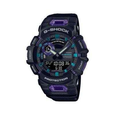 Casio Mens 40-49 mm G-Shock Black Dial Resin Analogue-Digital Watch - G1136