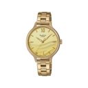 Casio Stainless Steel Sheen Analog Gold Dial Women Watch-She-4550G-9Audf, Bandcolor-Gold...