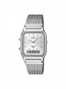 CASIO Unisex Dial & Stainless Steel Wrap Around Straps Analogue and Digital Watch D418a...