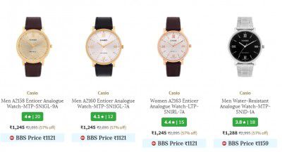 Casio watch Upto 57% Off