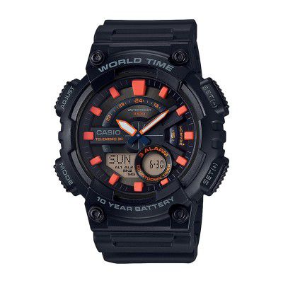 Casio Youth Combination Analog-Digital Multi-Colour Dial Mens Watch-AEQ-110W-1A2VDF (AD221)