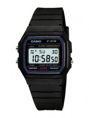 CASIO Youth Digital Men Black Dial Men Youth Watch F-91W-1DG - D002