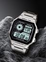 Casio Youth Digital Men Silver Digital watch D099 AE-1200WHD-1AVDF...