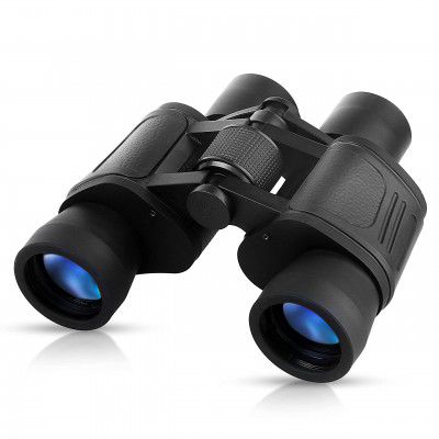 CASON (DEVICE OF C) Professional 8 X 40 HD Folding Lens 8 X Zoom Prism Binocular Telescope with Pouch for Long Distance, Bird Watching, Black