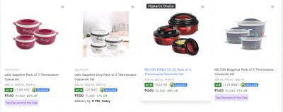 Casseroles Upto 68% Off