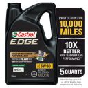 Castrol 03084 Edge 5W-30 Advanced Full Synthetic Motor Oil, 5 Quart...