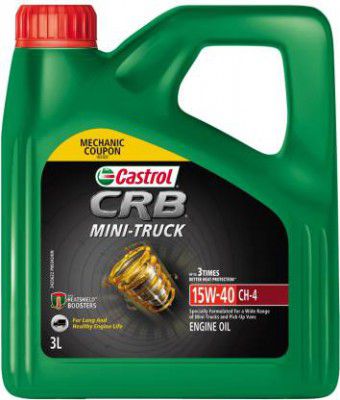Castrol CRB MINI-TRUCK 15W-40 CH-4 Multi-Grade Engine Oil  (3 L, Pack of 1)