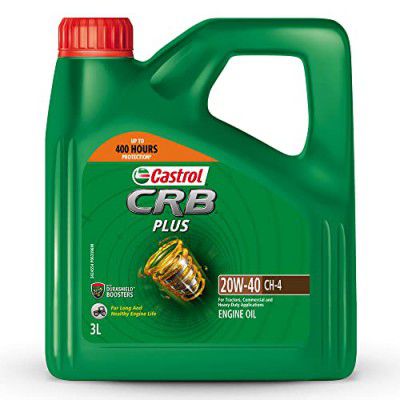 Castrol CRB PLUS 20W-40 CH-4 Diesel Engine Oil for Tractors, Commercial and Heavy Duty Applications