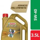 Castrol Edge 5W-40 Full Synthetic Engine Oil (3.5L) for Cars...