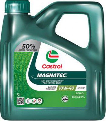 Castrol Magnatec 10W-40 API SP/CF Synthetic Technology Full-Synthetic Engine Oil  (3 L, Pack of 1)