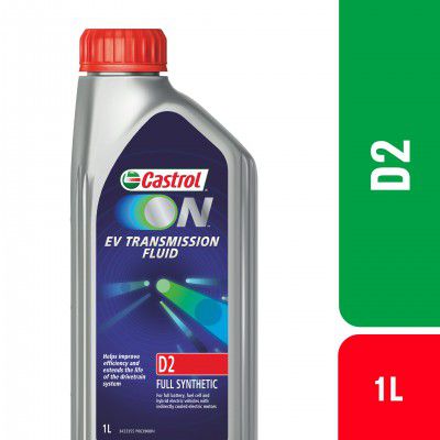 Castrol ON EV Transmission Fluid D2 for Full Battery, Fuel Cell and Hybrid EVs with Indirectly Cooled Electric Motors 1L