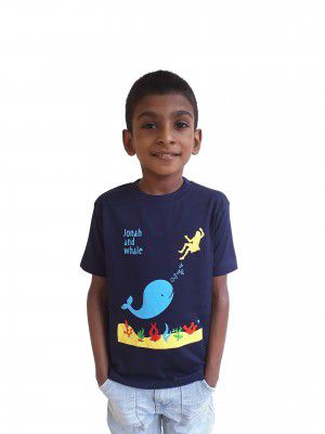 Catholic Fashion Jonah and Whale Unisex Regular Fit Round Neck T-Shirt
