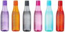 Catron Fridge Water Plastic Bottle Set Checkered Pattern, 1000 ML (4)...