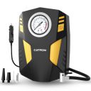 Catron Portable Premium Tyre Inflator Air Pump For Car & Others | 150PSi (ABS Plastic and Metal) - DC 12V Compressor Pump with Emergency LED Light...