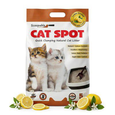 CatSpot Lemon Flower Scented Cat Litter – 5kg