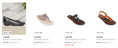Catwalk Footwear Upto 85% Off | Starts ₹599