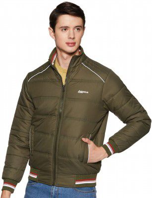 Cazibe Men Jacket (1285BT_Olive_M)