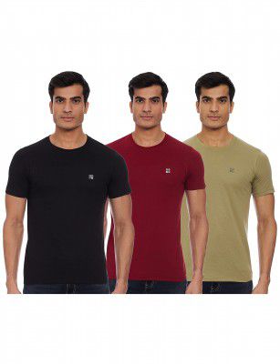 Cazibe Mens Plain Regular Fit T-Shirt