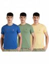 Cazibe Mens Plain Regular Fit T-Shirt (Pack of 3)...