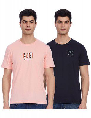 Cazibe Mens Printed Regular fit T-Shirt (Pack of 2)