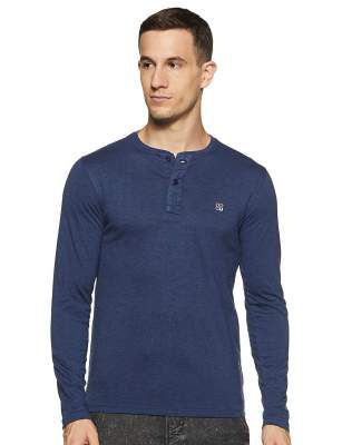 Cazibe Men's Solid Regular Fit T-Shirt