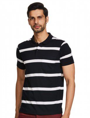Cazibe Mens Striped Regular fit T-Shirt