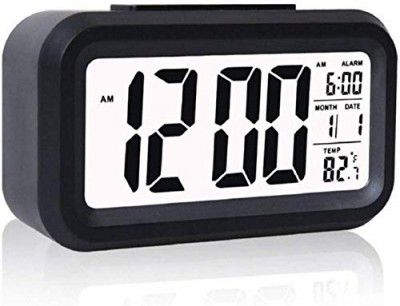 CBK Digital Alarm Clock Table Office Clock with Date Time Temperature Night Light Sensor