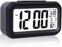 CBK Digital Alarm Clock Table Office Clock with Date Time Temperature Night Light Sensor...